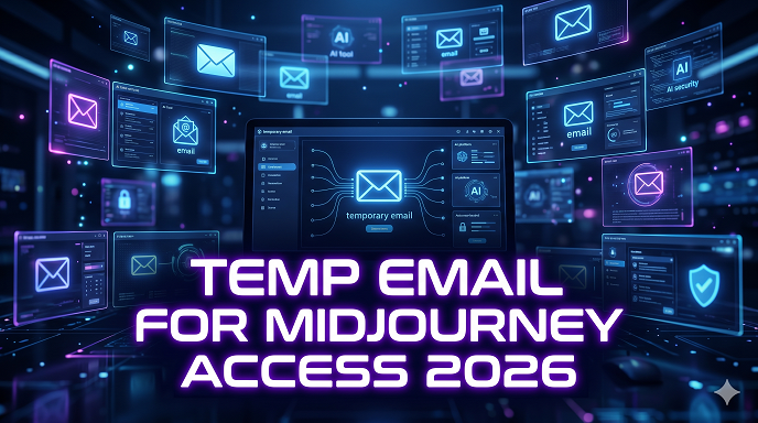 Temp email for Midjourney access 2026