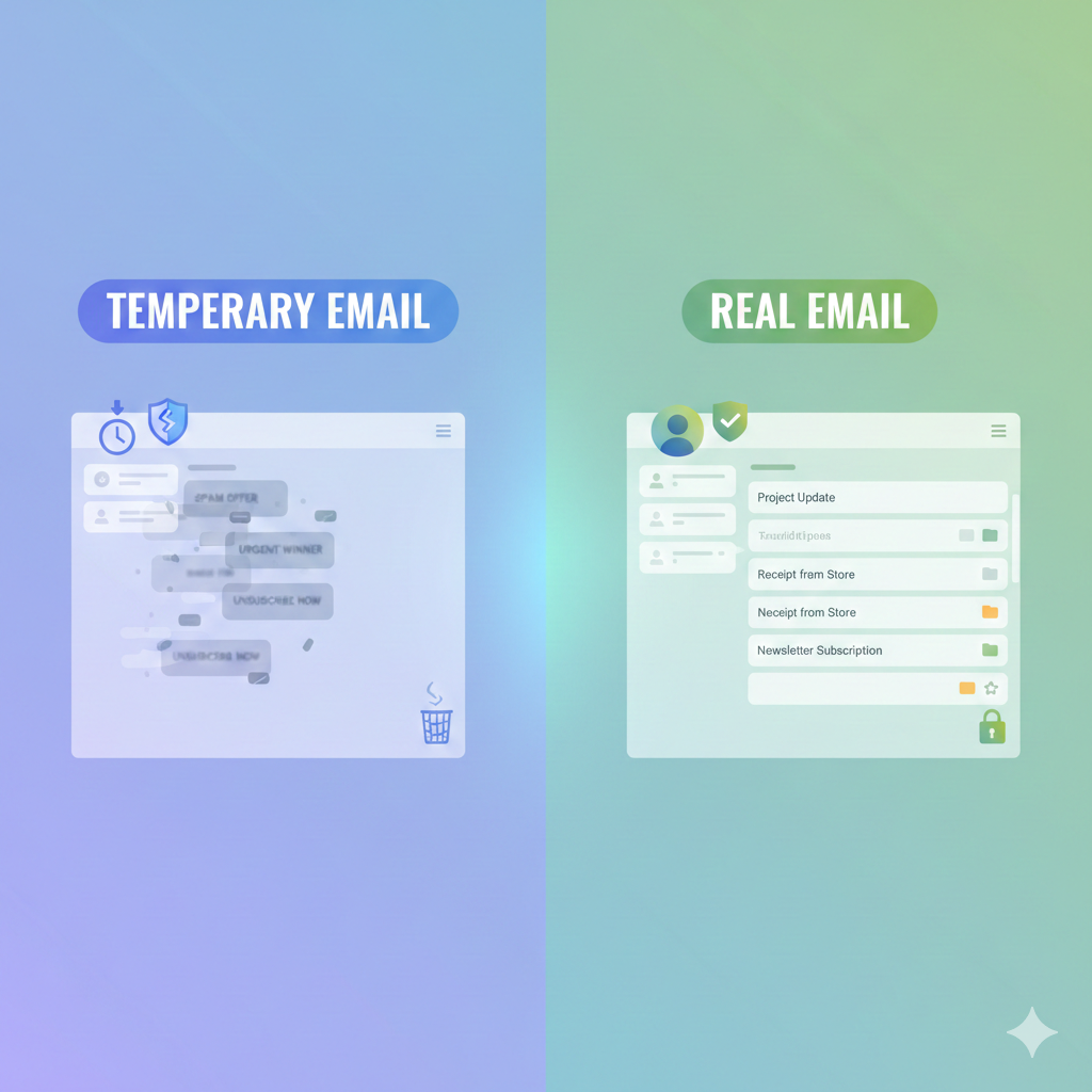 Temporary Email vs Real Email: Which One Should You Use?