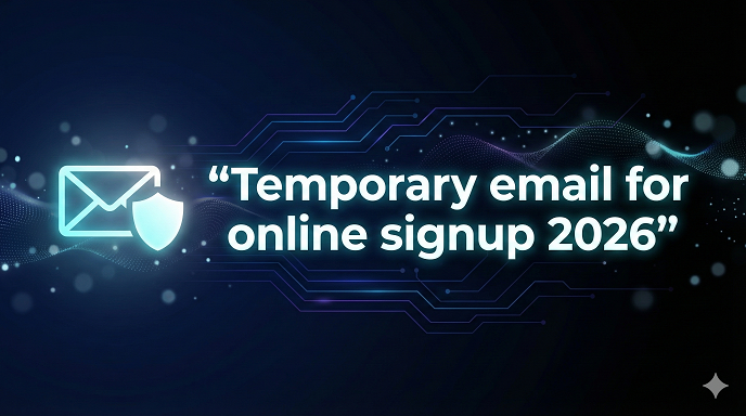 Temporary email for online signup 2026