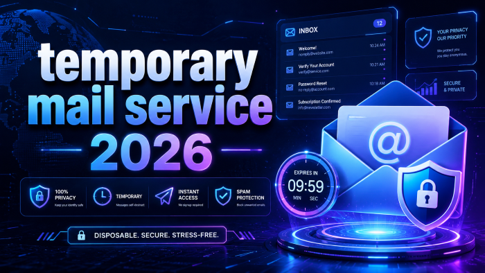 Temporary mail service 2026