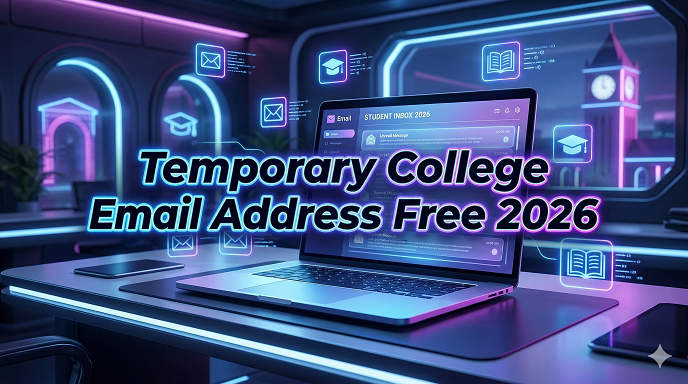 Temporary college email address free 2026