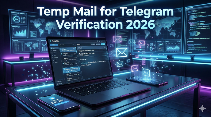 Temp mail for Telegram verification 2026