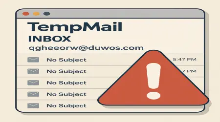 What Should I Avoid Using TempMail?