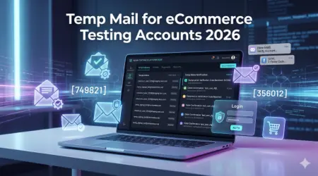 Temp mail for eCommerce testing accounts 2026]