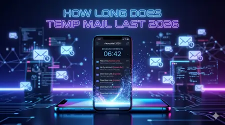 How long does temp mail last 2026