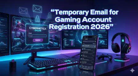 Temporary email for gaming account registration 2026