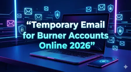 Temporary email for burner accounts online 2026