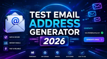 Test email address generator 2026