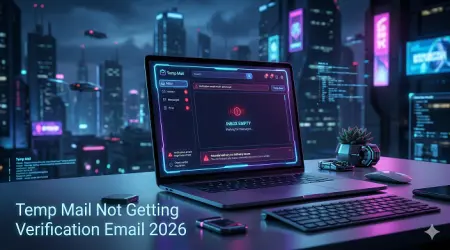 Temp mail not getting verification email 2026