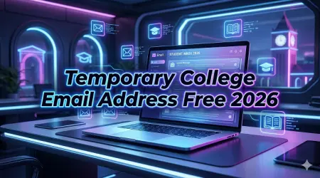 Temporary college email address free 2026
