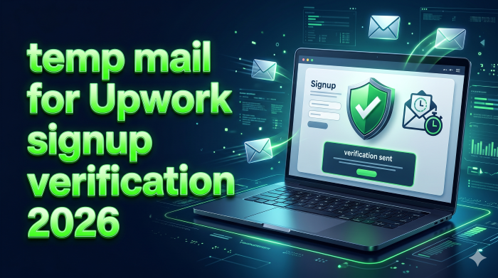 Temp mail for Upwork signup verification 2026