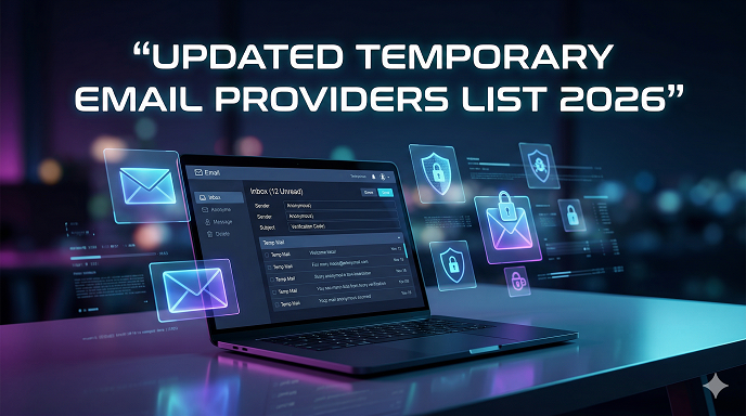 Updated temporary email providers list 2026