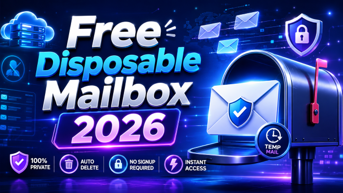 Free disposable mailbox 2026
