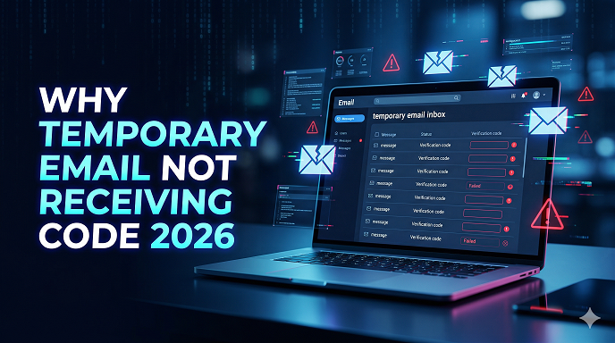 Why temporary email not receiving code 2026
