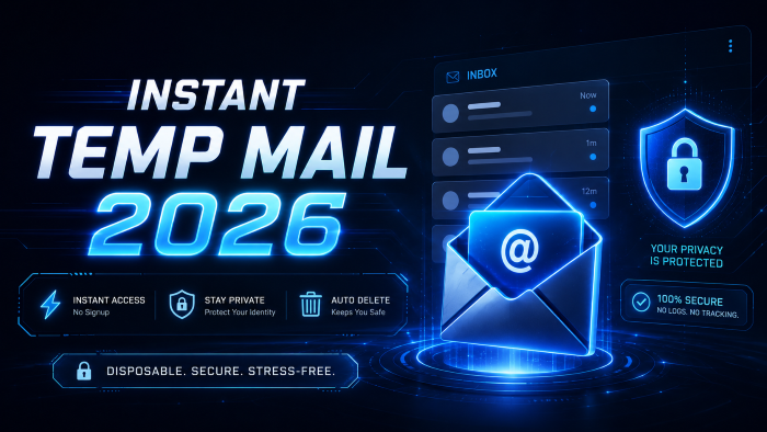 Instant temp mail 2026