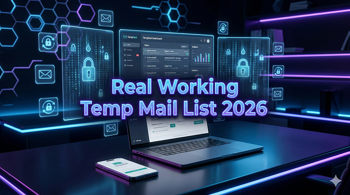 Real working temp mail list 2026