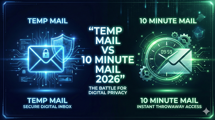 Temp mail vs 10 minute mail 2026