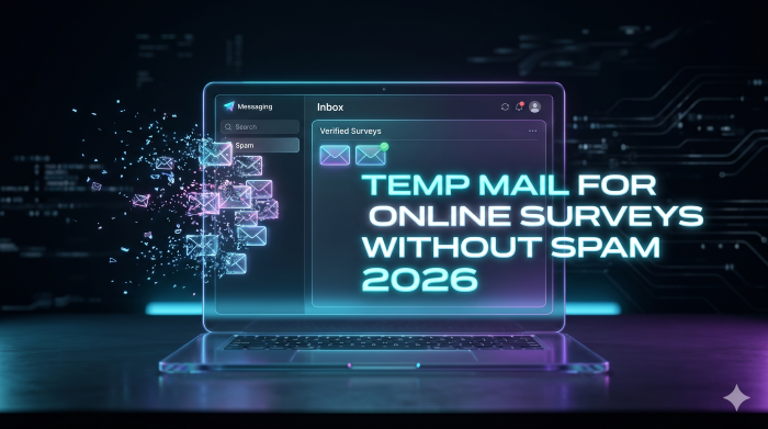 Temp mail for online surveys without spam 2026