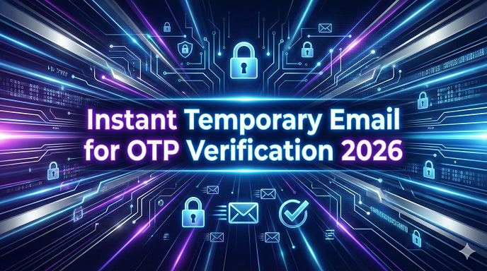 Instant temporary email for OTP verification 2026