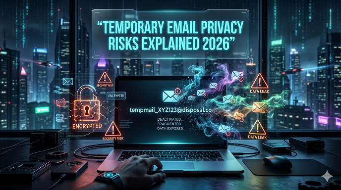 Temporary email privacy risks explained 2026