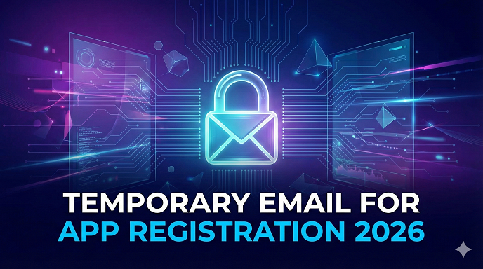 Temporary email for app registration 2026