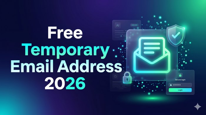 Free temporary email address 2026