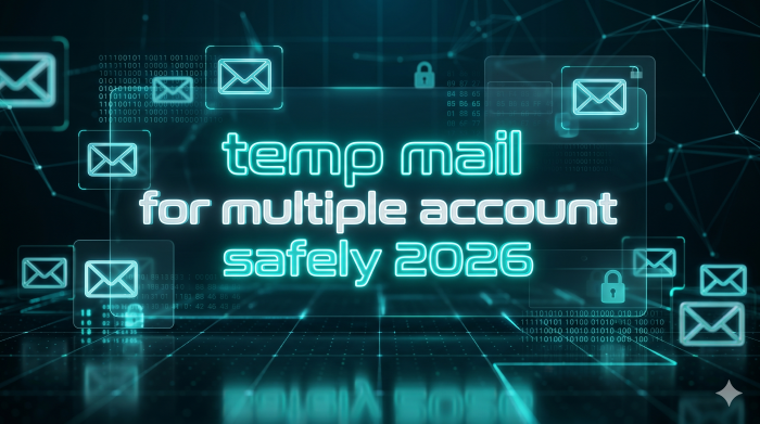 Temp mail for multiple account creation safely 2026