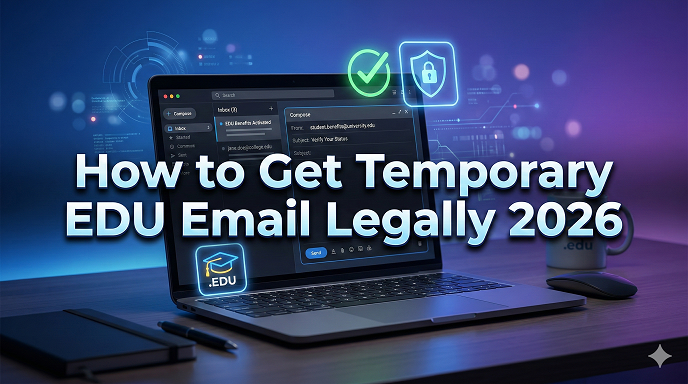 How to get temporary edu email legally 2026