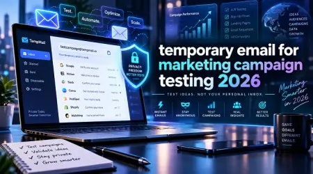 Temporary email for marketing campaign testing 2026