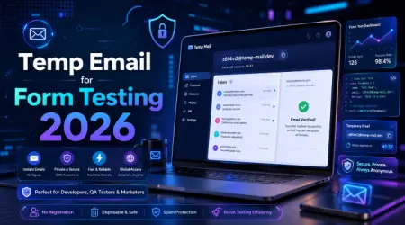 Temp email for form testing 2026