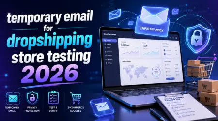 Temporary email for dropshipping store testing 2026