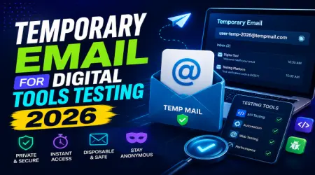 Temporary email for digital tools testing 2026