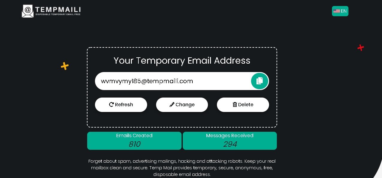 Obtenha um Temp Mail gratuito instantaneamente - Rápido e Seguro